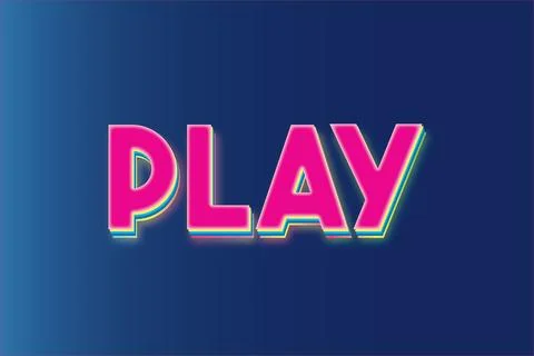 3d editable premium text effect Stock Illustration