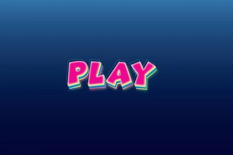 3d editable premium text effect Stock Illustration