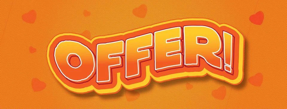 3d editable premium text effect Stock Illustration