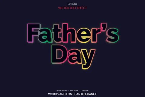 3d editable premium text effect Illustrazione stock