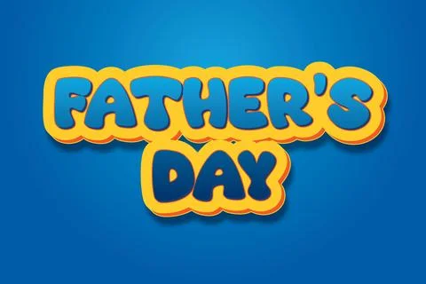 3d editable premium text effect Stock Illustration