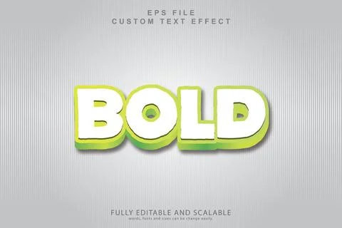 3d editable premium text effect Illustrazione stock