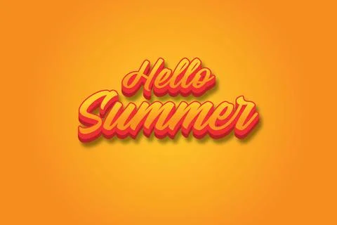 3d editable premium text effect Stock Illustration