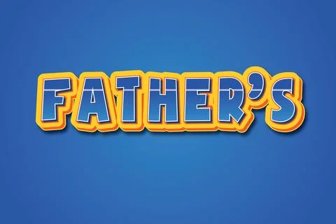 3d editable premium text effect Stock Illustration