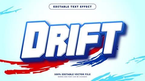 3D Editable text effect 3d editable text effect Promotion text effect Stock Illustration
