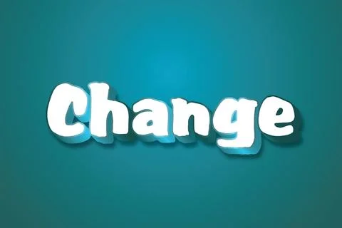 3D Editable Text Effect Stock Illustration