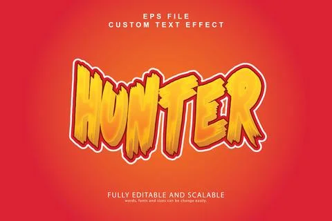 3d Editable Text Effect. Illustrazione stock