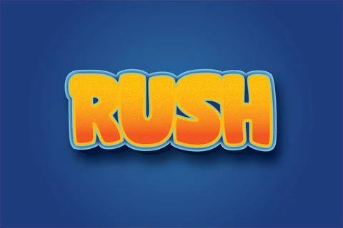 3d Editable Text Effect. Stock Illustration