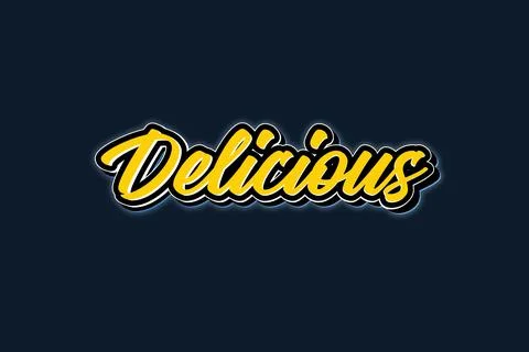 3d Editable Text Effect. Illustrazione stock