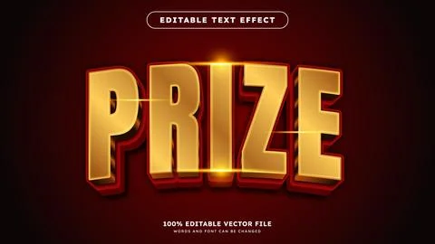 3d editable vector text style effect suitable for promotion product name Stock Illustration