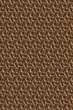 3D effect seamless background, leather wallpaper decoration pattern Stock Illustration