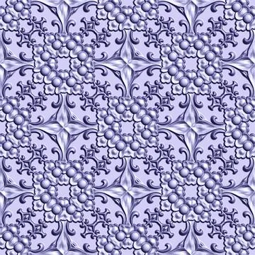 3D effect seamless background, wallpaper decoration pattern Stock Illustration