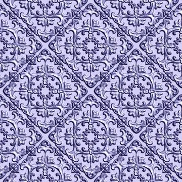 3D effect seamless background, wallpaper decoration pattern Stock Illustration