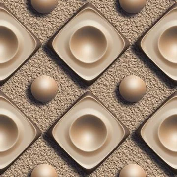 3D effect seamless background, wallpaper decoration pattern 스톡 일러스트
