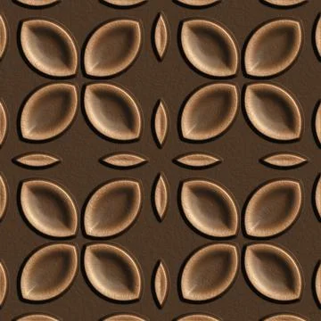 3D effect seamless background, wallpaper decoration leather pattern Illustrazione stock