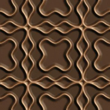 3D effect seamless background, wallpaper decoration leather pattern Stock Illustration