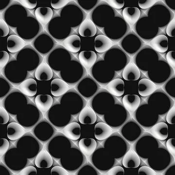 3D effect seamless background, wallpaper decoration pattern Stockillustratie