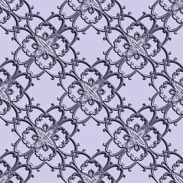 3D effect seamless background, wallpaper decoration pattern イラスト素材