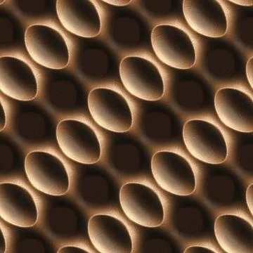 3D effect seamless background, wallpaper decoration brown leather pattern Illustrazione stock