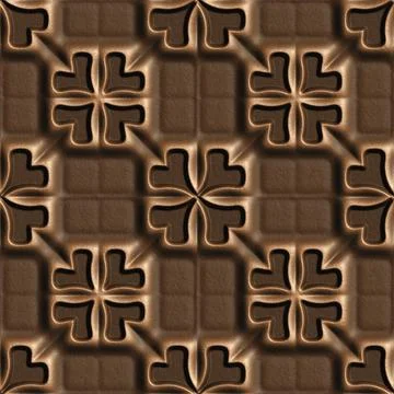 3D effect seamless background, wallpaper decoration leather pattern Stockillustratie