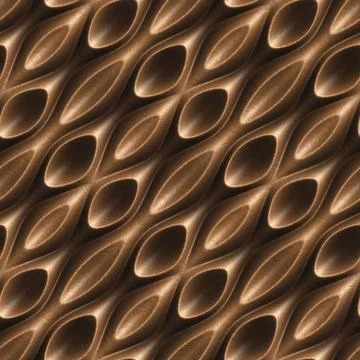 3D effect seamless background, wallpaper decoration brown leather pattern Illustrazione stock