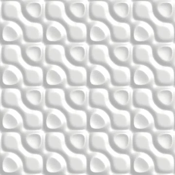 3D effect seamless background, wallpaper decoration pattern Illustrazione stock