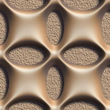 3D effect seamless background, wallpaper decoration pattern Illustrazione stock