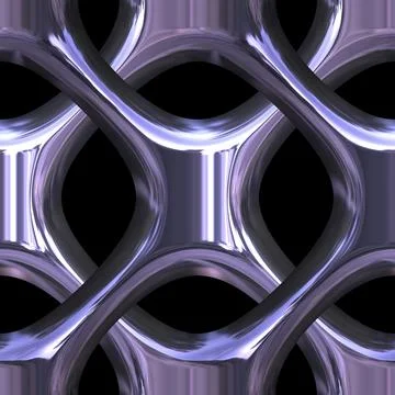 3d effect seamless background wallpaper metal tiled pattern Foto stock