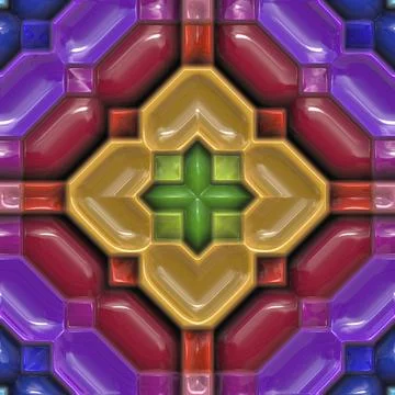 3d effect seamless background wallpaper plastic tiled pattern 库存照片