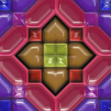 3d effect seamless background wallpaper plastic tiled pattern 库存照片