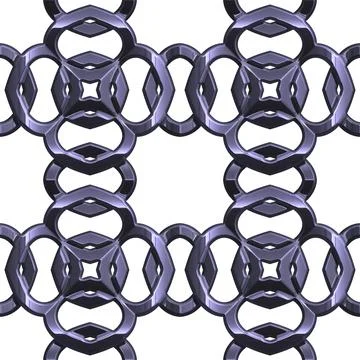 3d effect seamless background wallpaper metal tiled pattern Foto stock