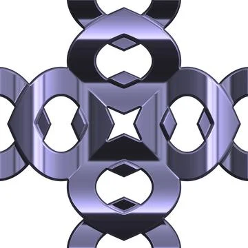 3d effect seamless background wallpaper metal tiled pattern Stock Photos