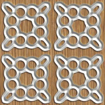 3D effect seamless background, wallpaper decoration pattern Stock Photos