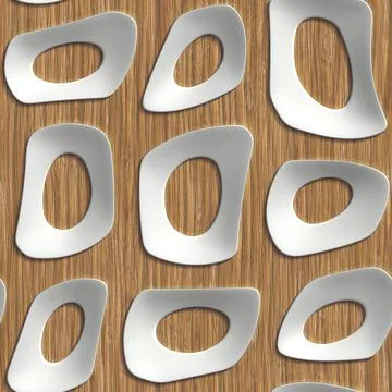 3D effect seamless background, wallpaper decoration pattern Stock Photos