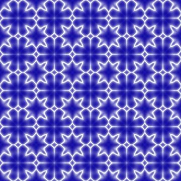 3D effect seamless blue background, wallpaper decoration pattern Stock Photos