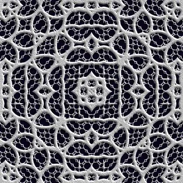 3D effect seamless lace background, wallpaper decoration pattern 库存照片