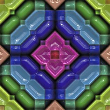 3D effect seamless plastic background, wallpaper decoration pattern 写真素材