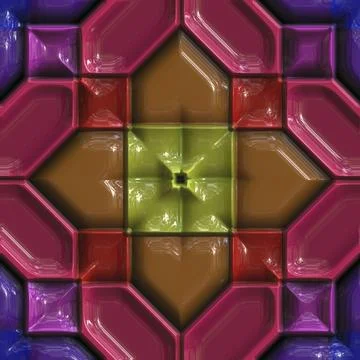 3D effect seamless plastic background, wallpaper decoration pattern 写真素材