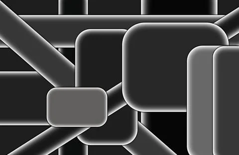 3D effect shades of grey Illustrazione stock