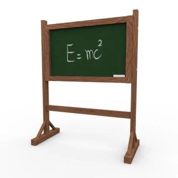 3d einsteins theory Stock Illustration