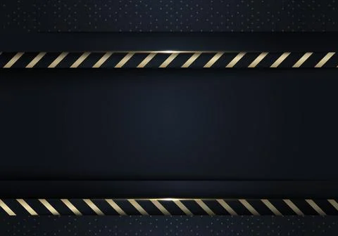 3D elegant template abstract background blue stripes layer paper cut style wi Illustrazione stock