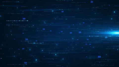 3D Elements Futuristic technology abstract Cutting-Edge light background, empty Stock Footage 295215135