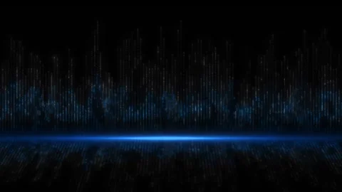 3D Elements Futuristic technology abstract Cutting-Edge light background, empty Stock Footage 295216648