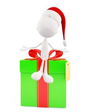 3d Elves for Christmas Stock Illustration