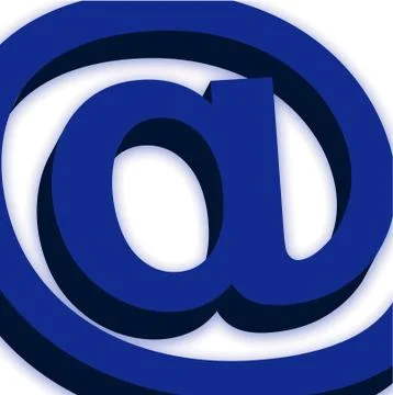 3d email icon Stock-Illustration