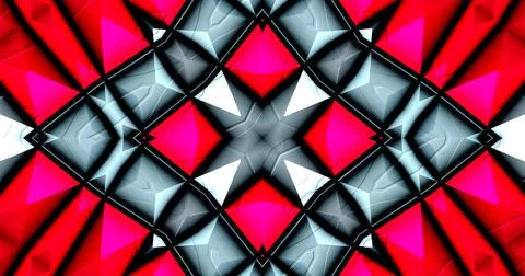 3D Embossed Abstract Geometric Structure Symmetric Pattern Background イラスト素材