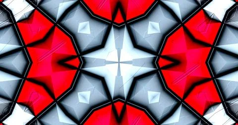 3D Embossed Abstract Geometric Structure Symmetric Pattern Background Stock Illustration