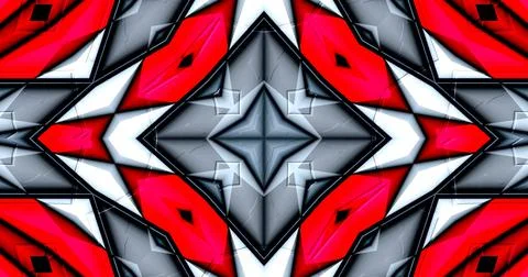 3D Embossed Abstract Geometric Structure Symmetric Pattern Background イラスト素材