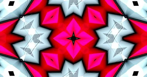 3D Embossed Abstract Geometric Structure Symmetric Pattern Background Stock Illustration