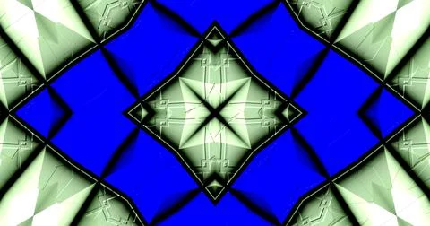 3D Embossed Abstract Geometric Structure Symmetric Pattern Background Stock Illustration